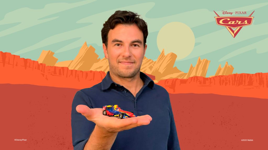 ¡Checo Pérez se une al universo de Cars!