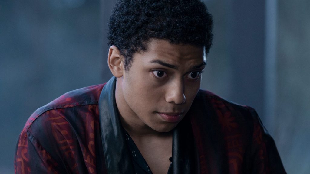 Chance Perdomo como Ambrose Spellman en Chilling Adventures of Sabrina.