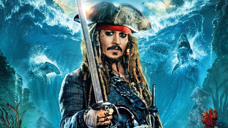 Johnny Depp en Piratas del Caribe 5: La Venganza de Salazar
