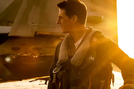 Tom Cruise en Top Gun Maverick