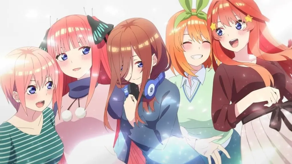 El romance está por llegar a su fin con el próximo estreno de The Quintessential Quintuplets Movie