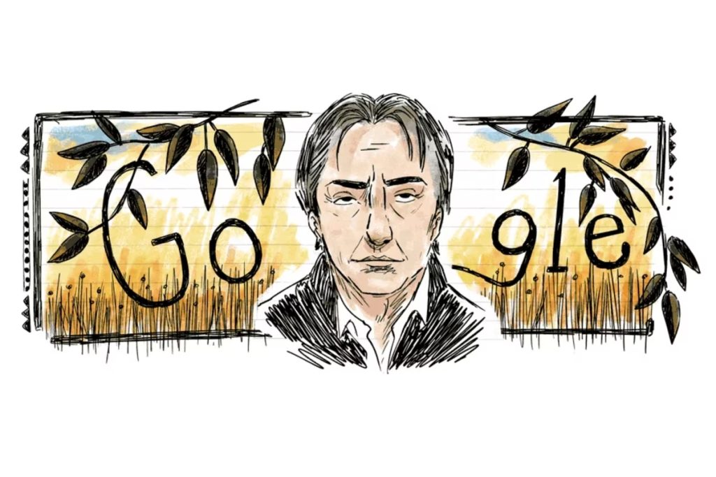 ¿Por qué Google homenajea hoy 30 de Abril a Alan Rickman con un Doodle?