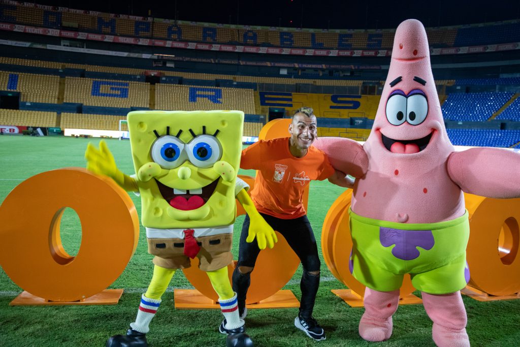 Club Tigres se cubre de ‘slime’ gracias a su nueva alianza con Nickelodeon