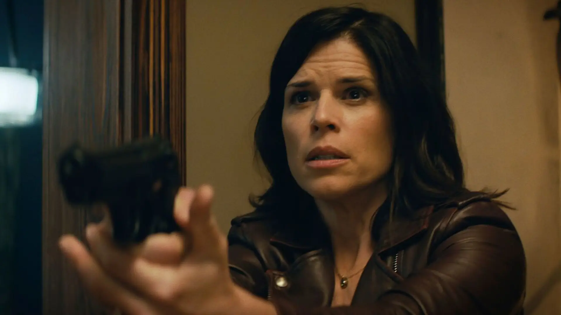 Neve Campbell como Sidney Prescott en Scream.