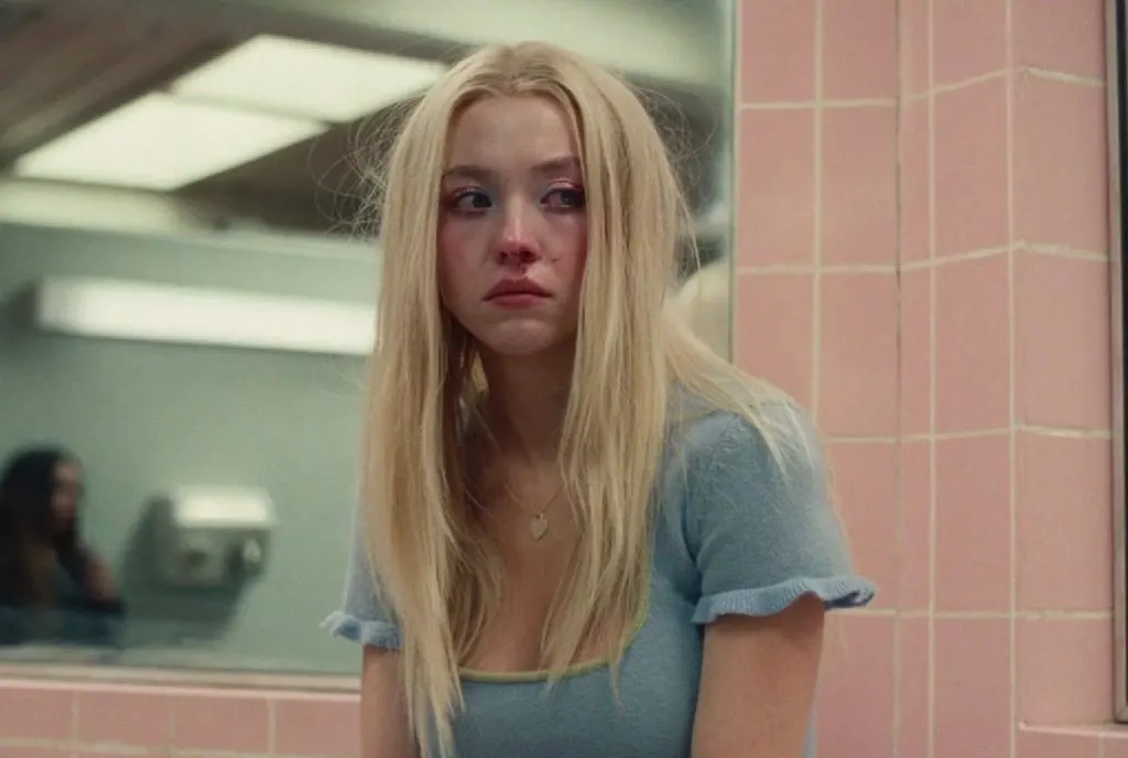 Sydney Sweeney como Cassie en Euphoria.