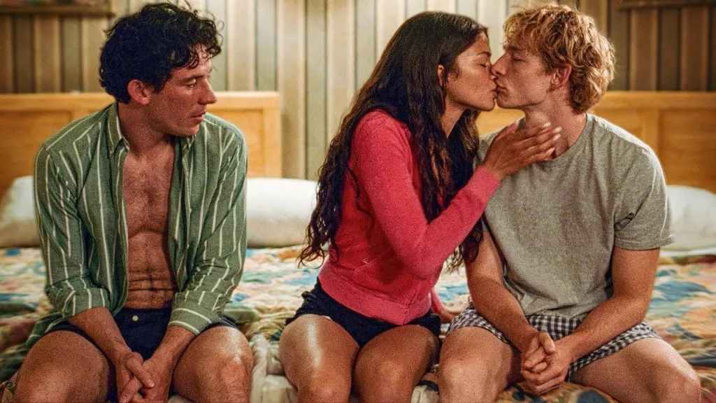 Zendaya, Josh O’Connor y Mike Faist en Desafiantes.