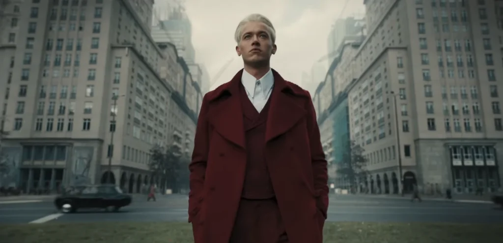 Tom Blyth en The Hunger Games: The Ballad of Songbirds & Snakes.