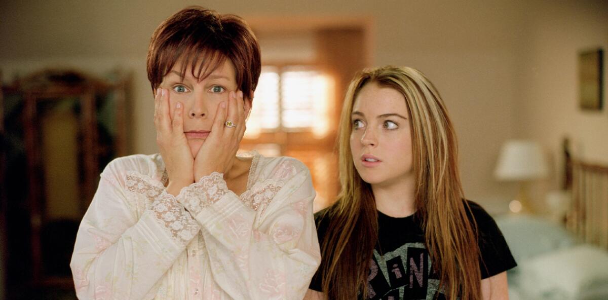 Jamie Lee Curtis y Lindsay Lohan en Un Viernes de Locos.