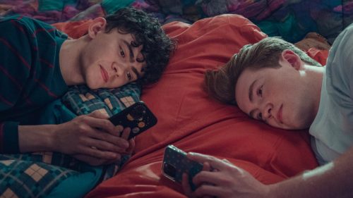 Joe Locke y Kit Connor en Heartstopper.