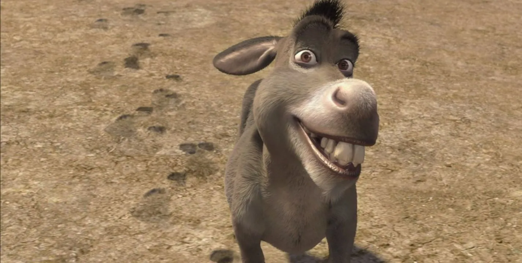 Nuestro amado Burro de Shrek se inspiró en un personaje secundario de Disney