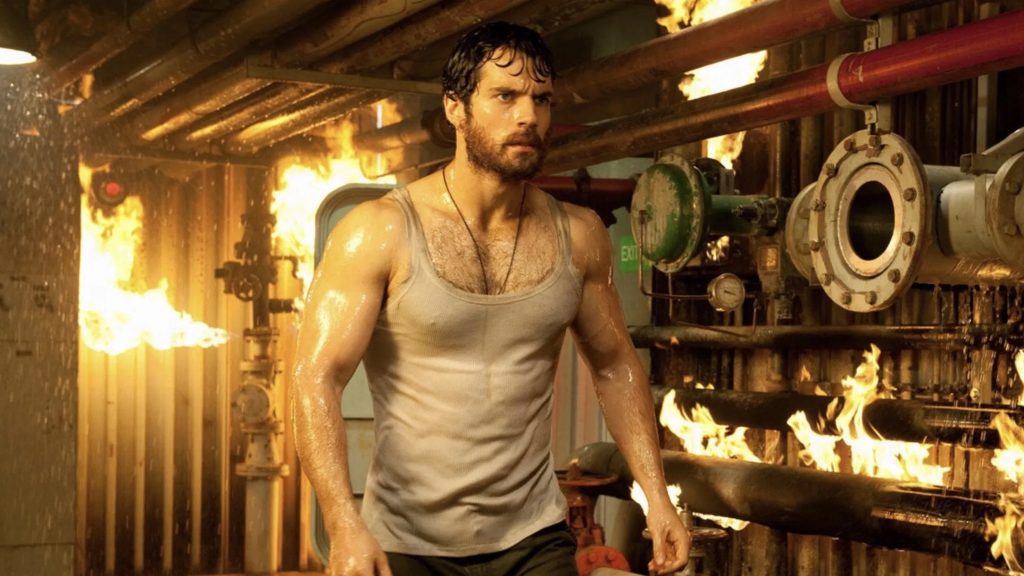 Henry Cavill en El hombre de acero