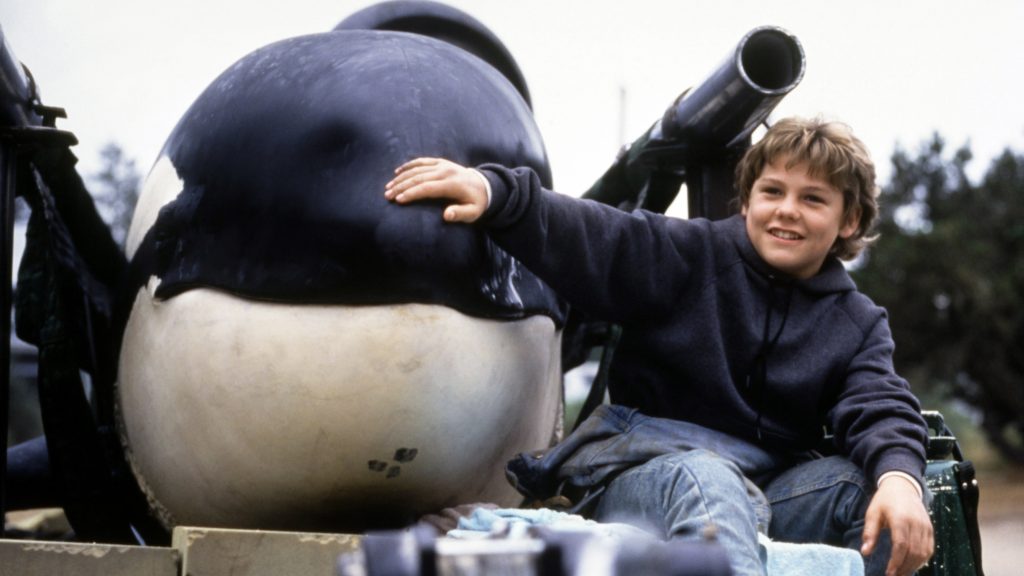 Keiko y Jason James Richter en Liberen a Willy