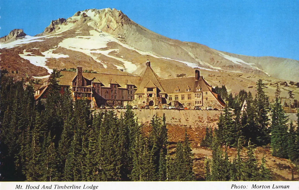 Hotel Timberline Lodge-de El Resplandor Credito: Morton Luman.