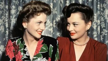 Joan Fontaine y Olivia de Havilland