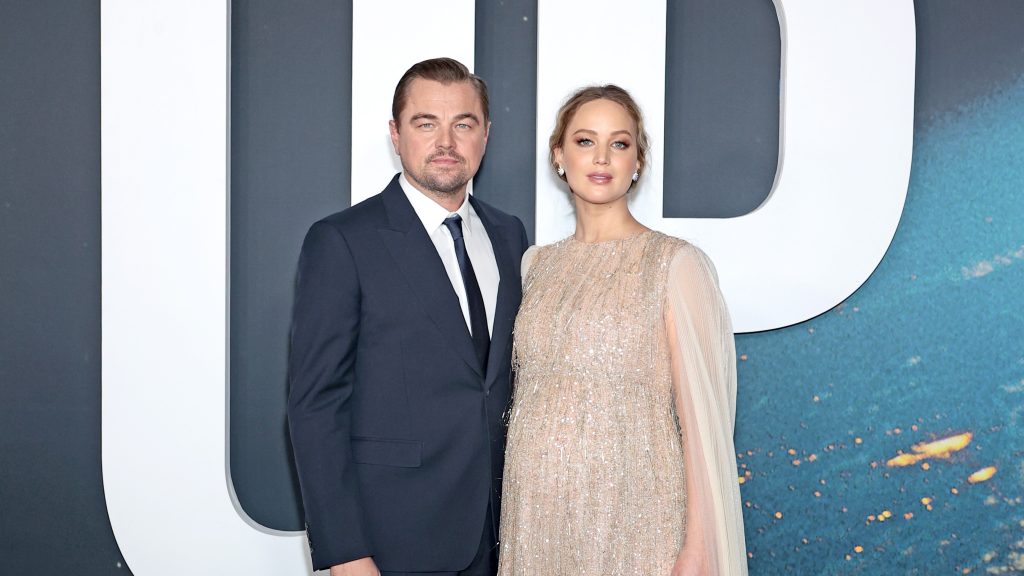 Leonardo DiCaprio y Jennifer Lawrence
