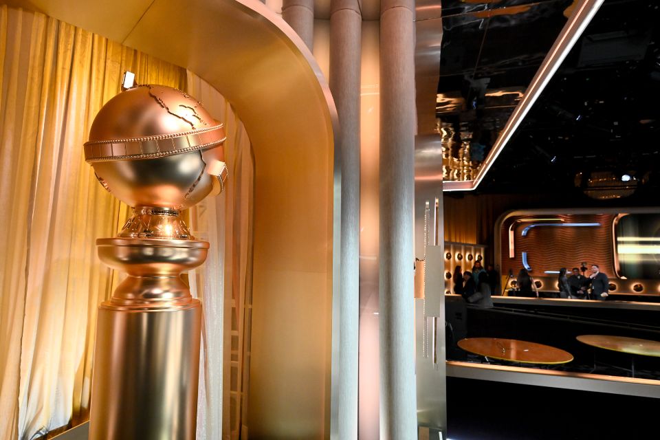 Perspectiva de la gala de los Globos de Oro. Foto: Globos de Oro