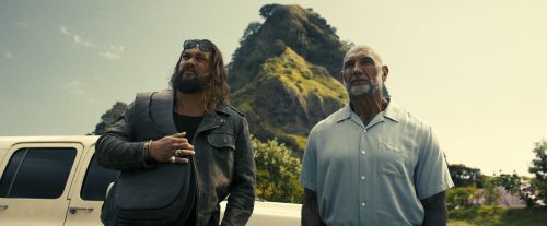 Jason Momoa y Dave Bautista en Equipo Demolición