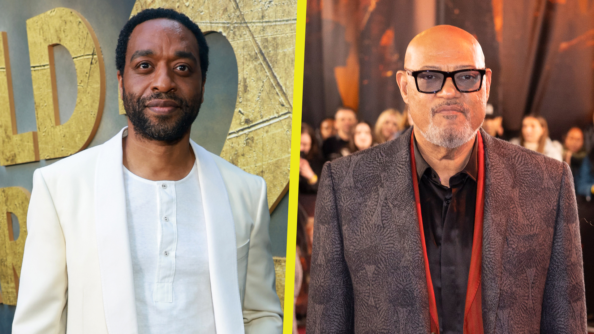 Chiwetel Ejiofor; Laurence Fishburne