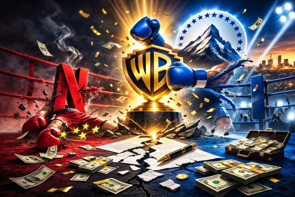 Netflix no mejorará la oferta de Paramount para adquirir Warner Bros.
