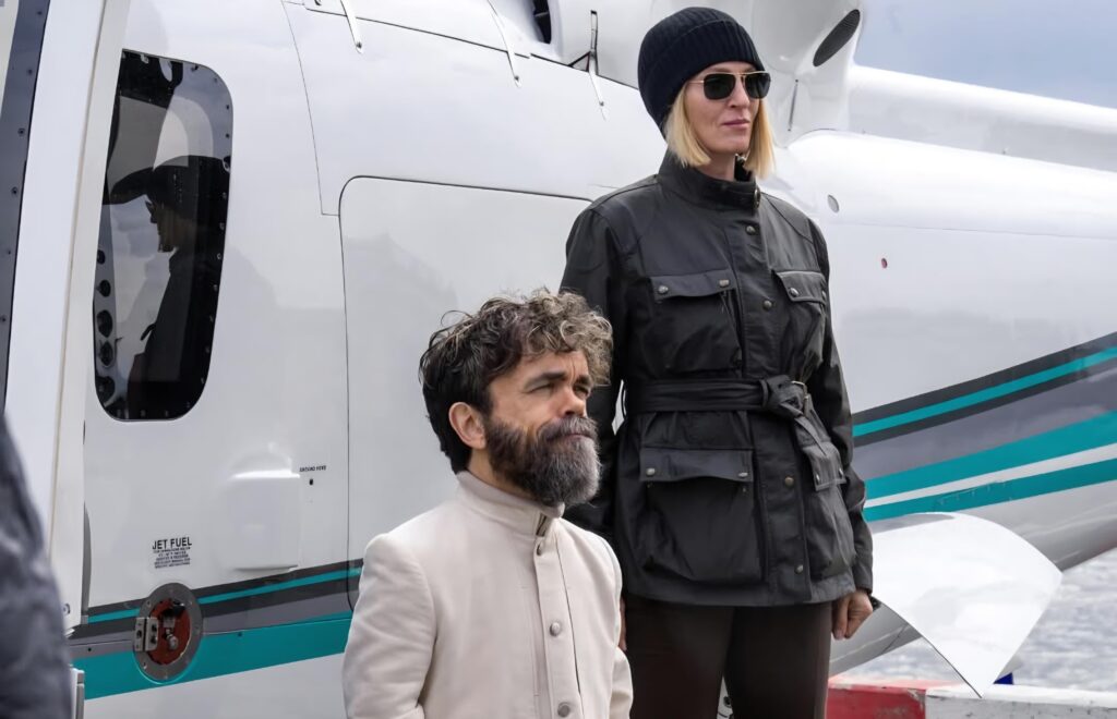 Peter Dinklage y Uma Thurman en Dexter: Resurrección