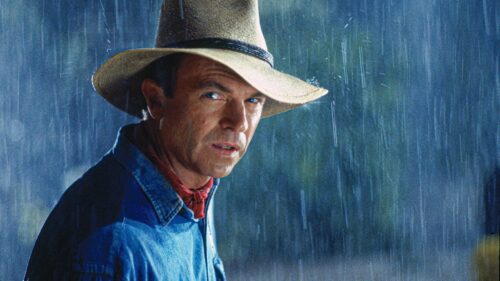 Sam Neill en Parque jurásico