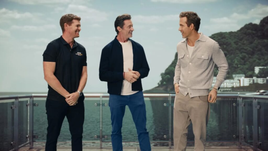 Tom Slingsby, Hugh Jackman, Ryan Reynolds