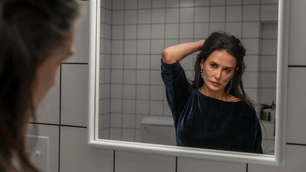 Demi Moore en La Sustancia