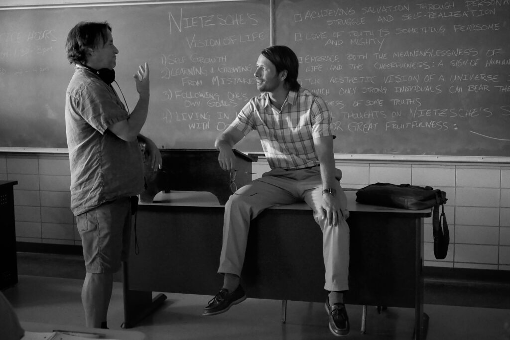 Richard Linklater y Glen Powell