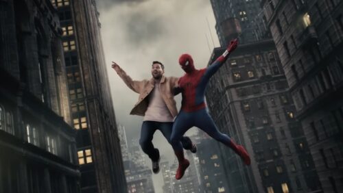 Video de Messi y Spider-Man