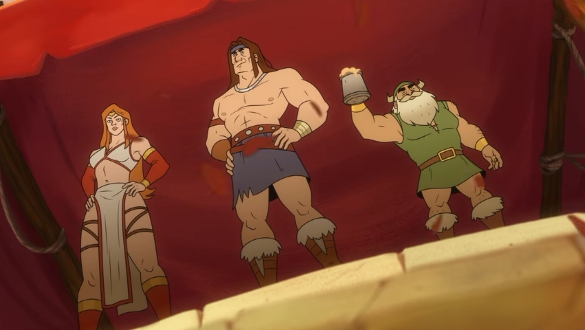 serie animada de Golden Axe