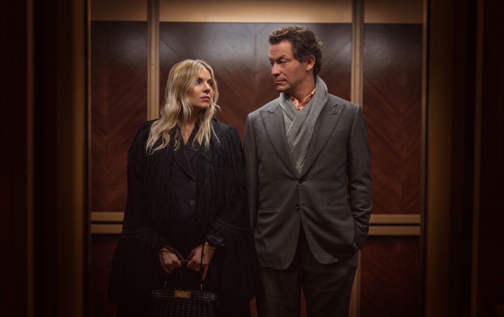 Sienna Miller y Dominic West en War