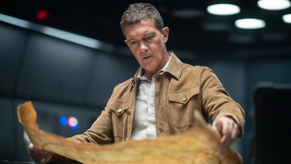 Antonio Banderas en Uncharted: Fuera del mapa