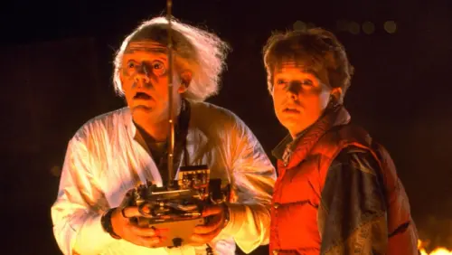 Christopher Lloyd y Michael J. Fox
