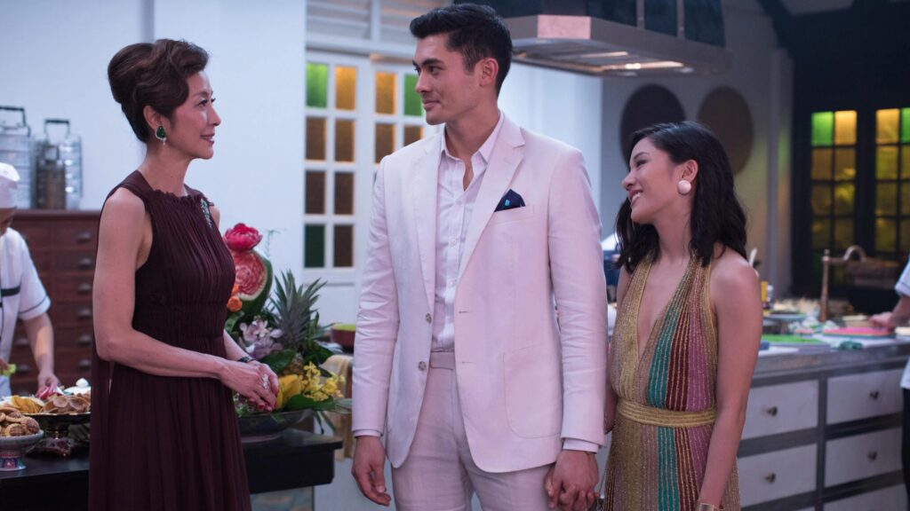 Michelle Yeoh, Henry Golding, Constance Wu en Locamente Millonarios